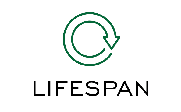 green circle arrow icon above the word lifespan