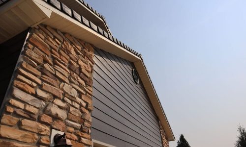 Smartside siding contractor stone finish Mesa, Arizona weather tite exteriors